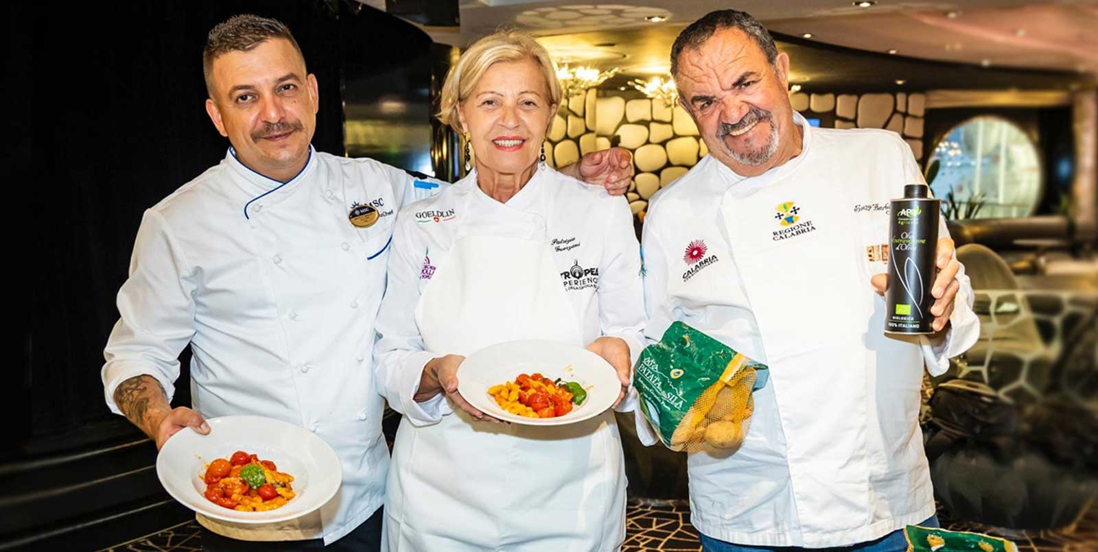 “Calabria d’Amare”: tradizioni, gastronomia e musica a bordo della nave da crociera Msc Divina