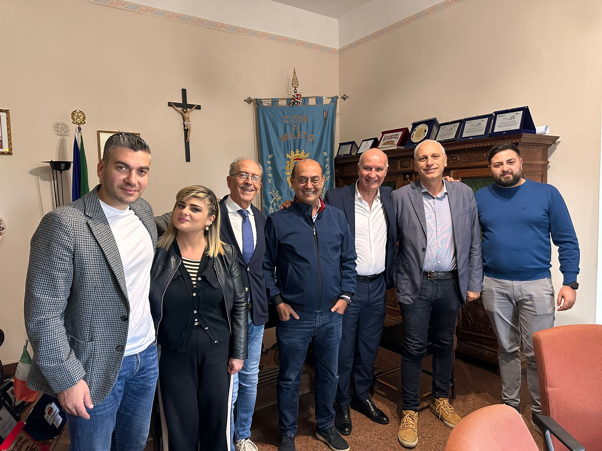 Il Comune di Mileto non sarà sciolto, delegazione di Forza Italia incontra il sindaco Giordanov