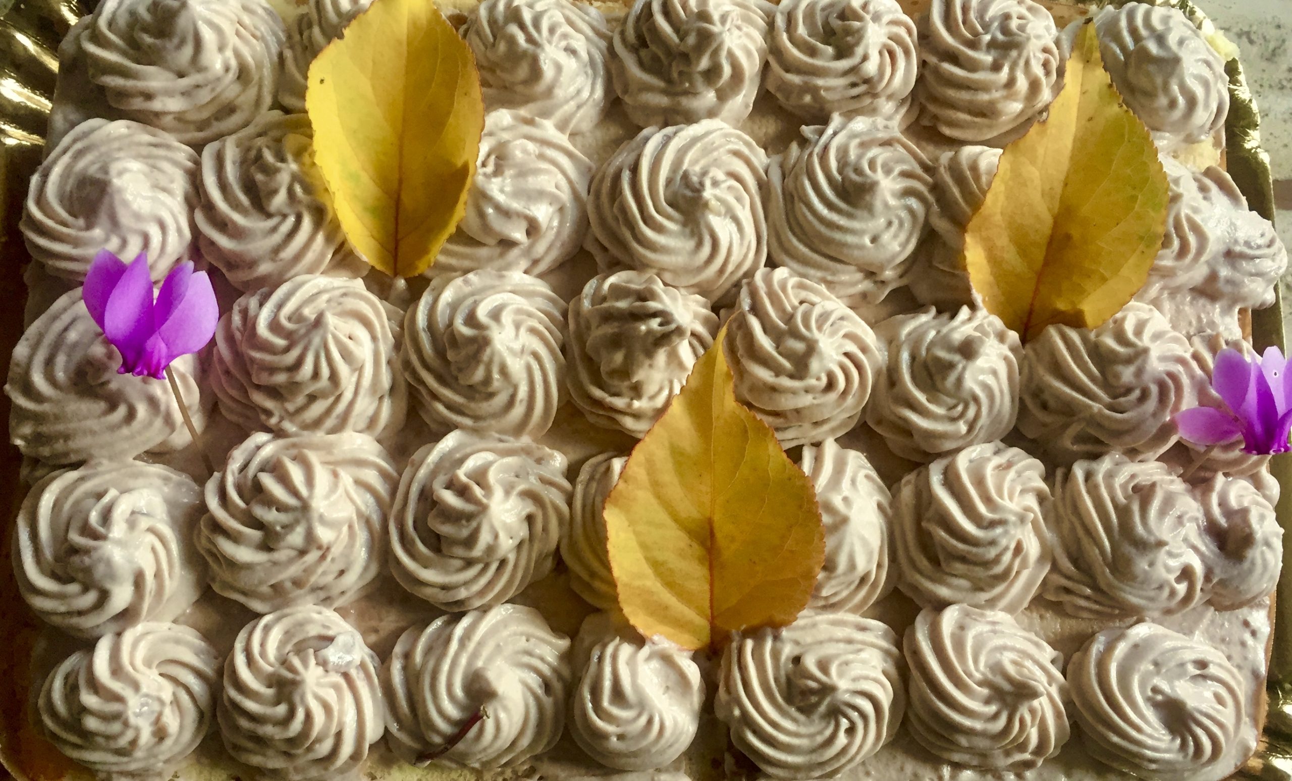 Due torte Giardino d’autunno per le grandi occasioni e per stupire i palati romantici
