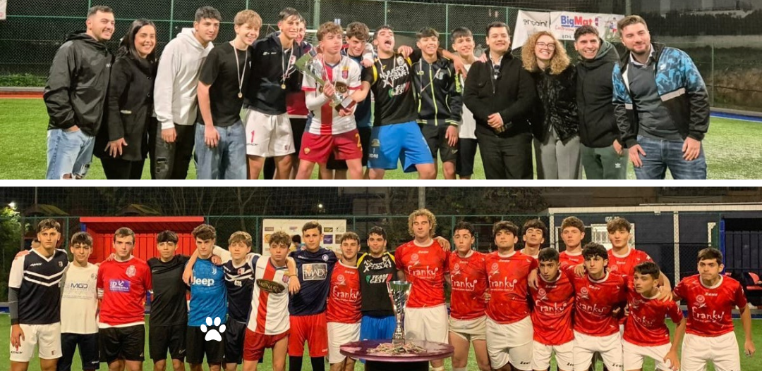 Vibo, chiuso il torneo di calcio tra studenti delle scuole superiori: il liceo “Berto” sul podio