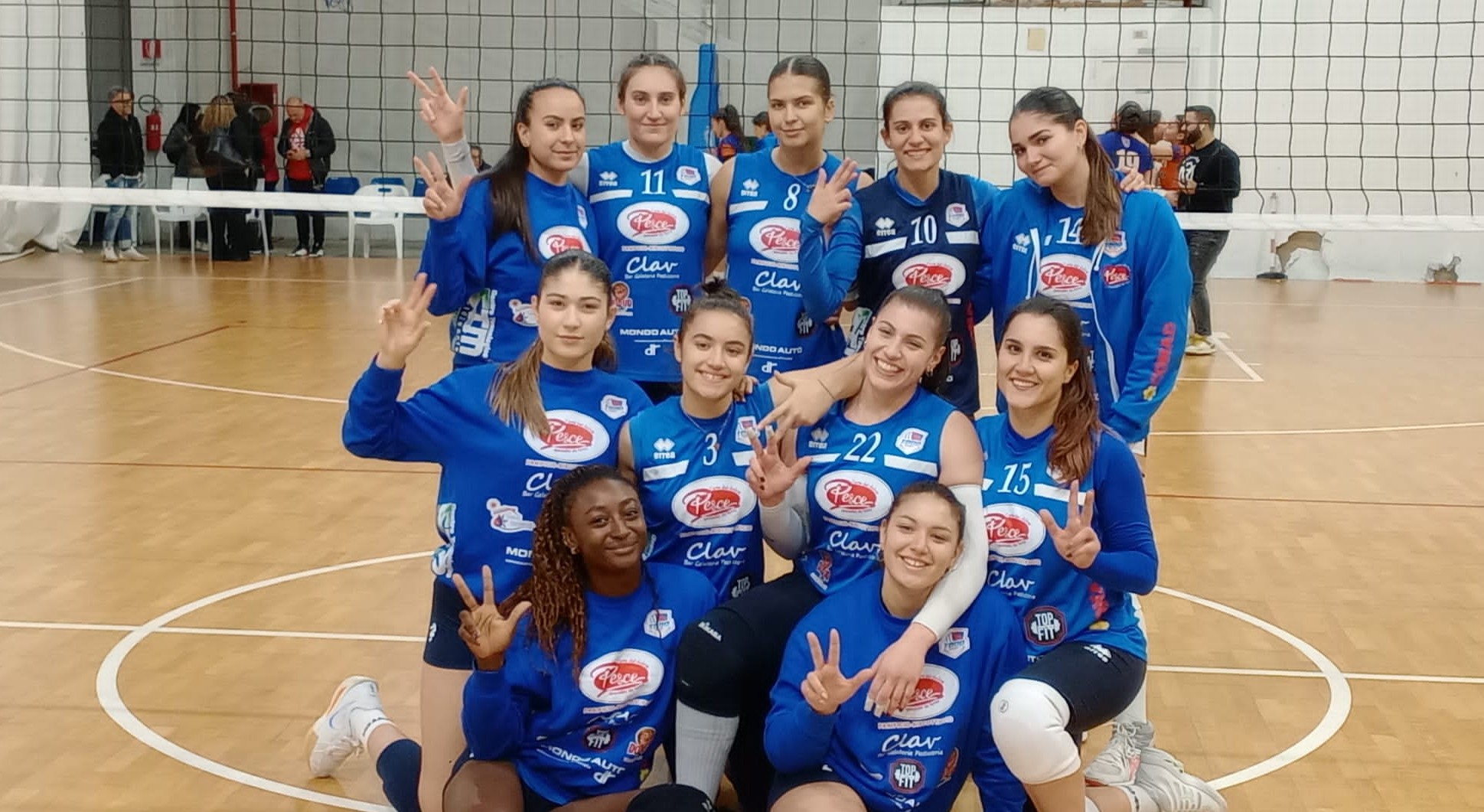 Pallavolo Serie C femminile, il Panificio Pesce Todosport consolida il primo posto