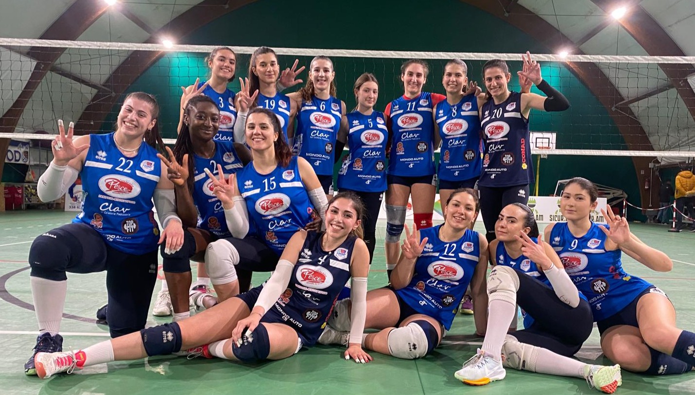 Volley femminile. Play off Serie C promozione: altri tre punti per il Panificio Pesce