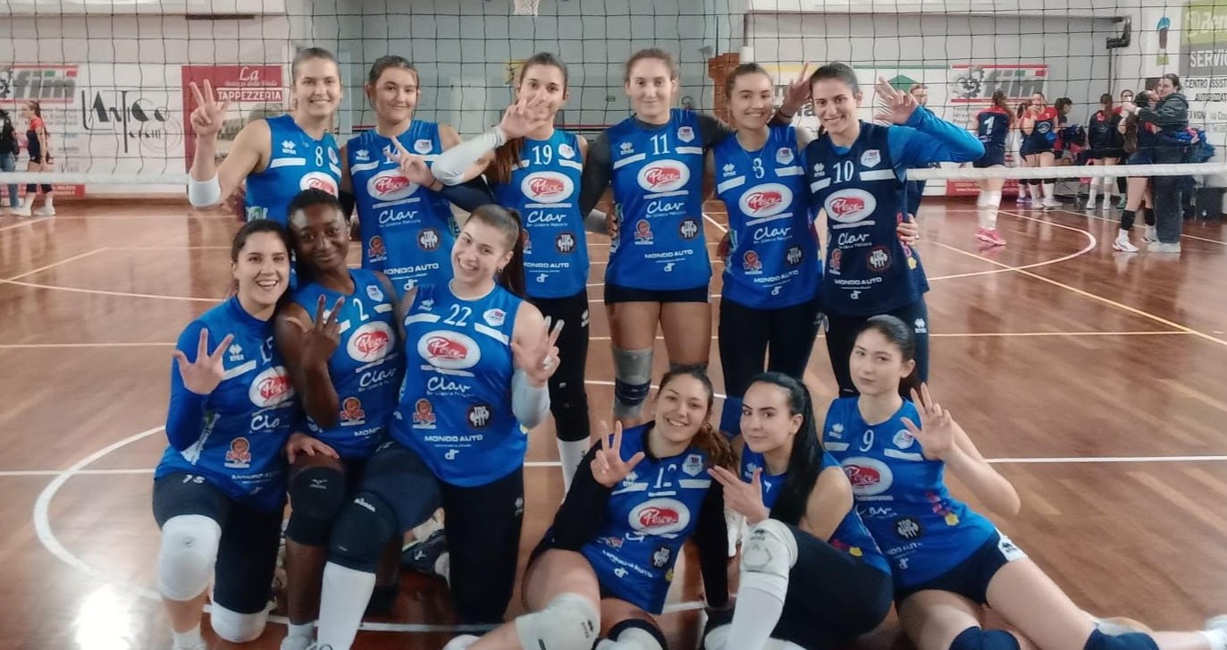 Pallavolo Serie C femminile, nella gara play off netta vittoria per il Panificio Pesce